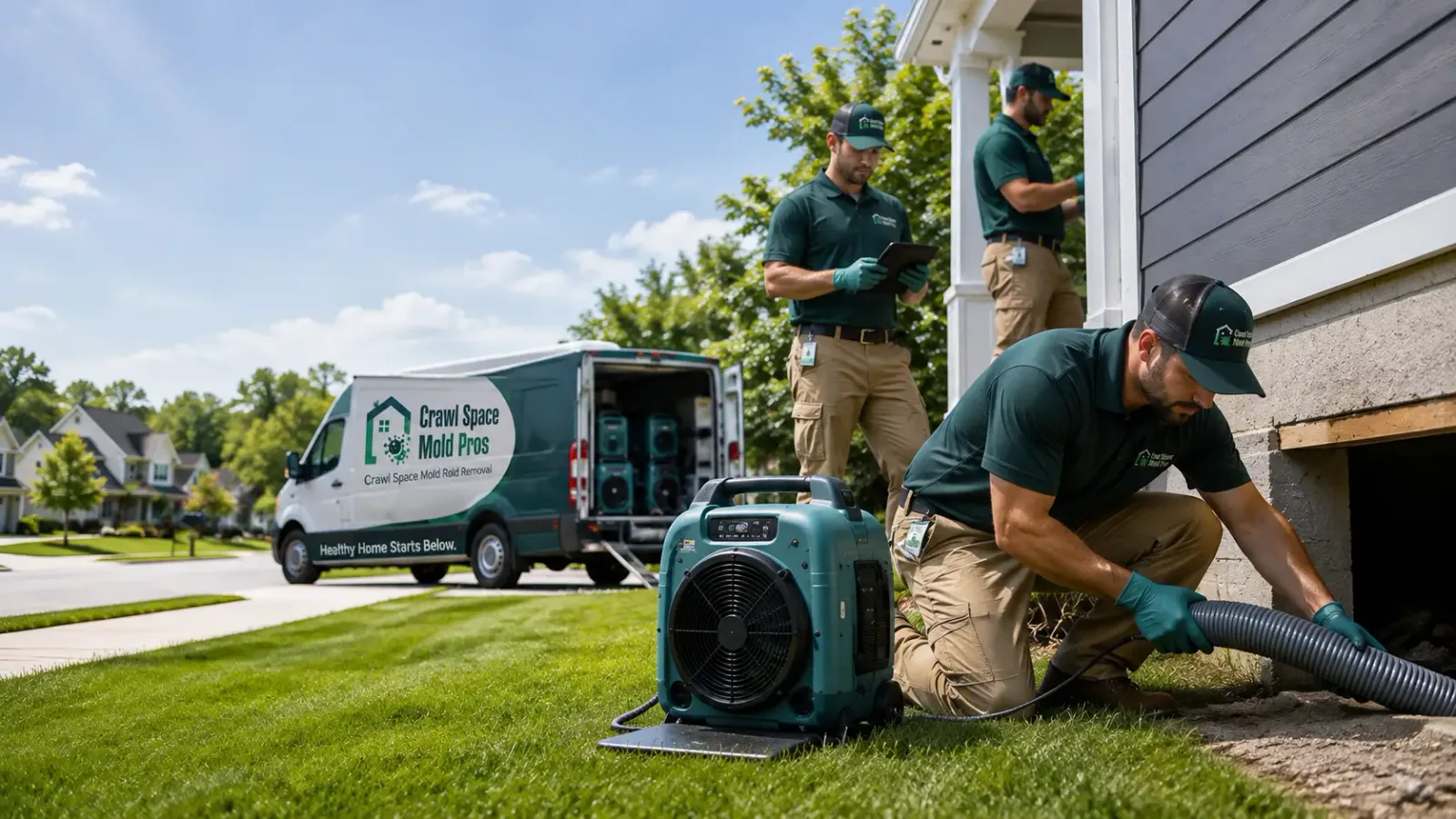 Crawl Space Mold Removal in New Ulm, MN